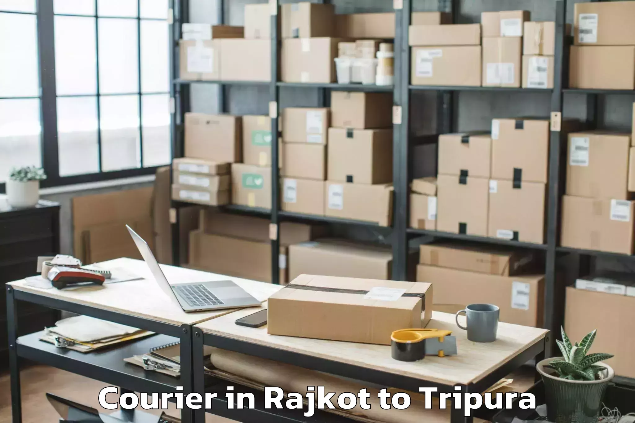 Rajkot to Udaipur Tripura Courier